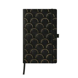 Castelli Notes A6 dikto Art deco Gold, crno zlatni
