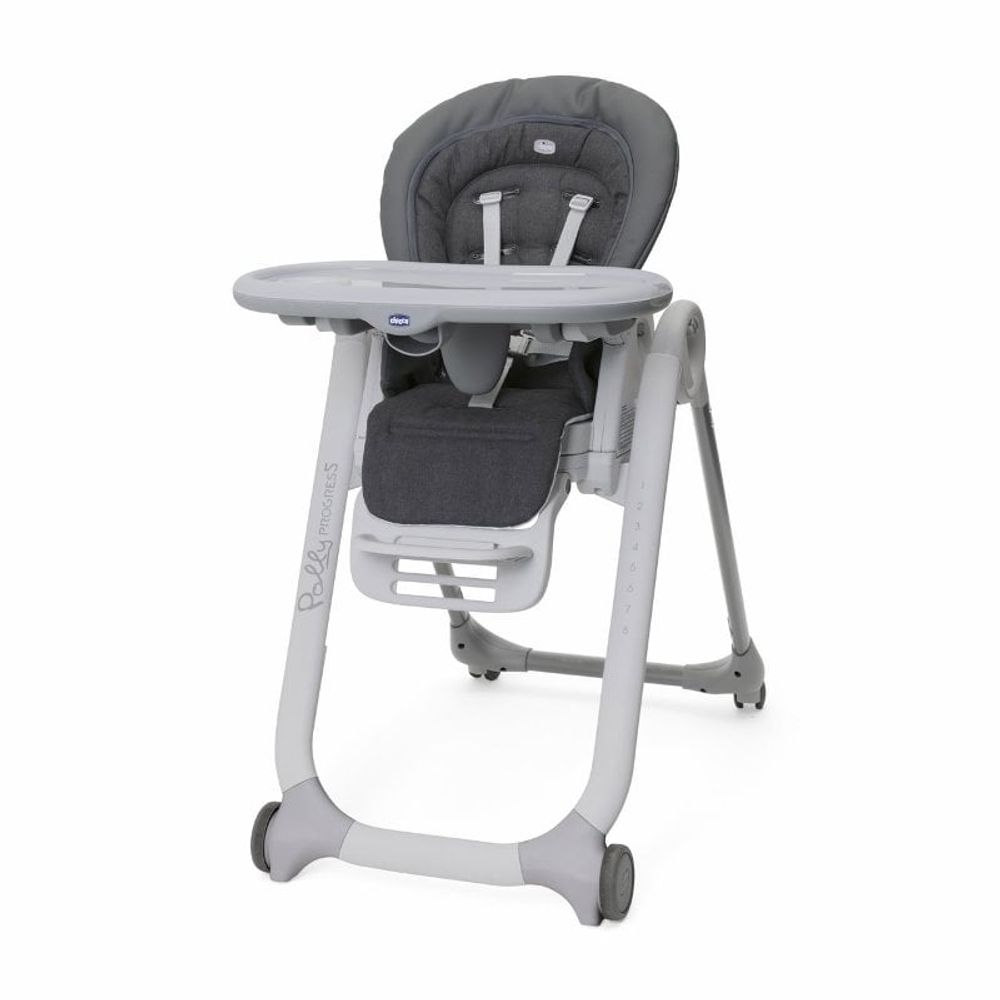 Chicco Hranilica Polly Progres5, Grey Melange slika 1