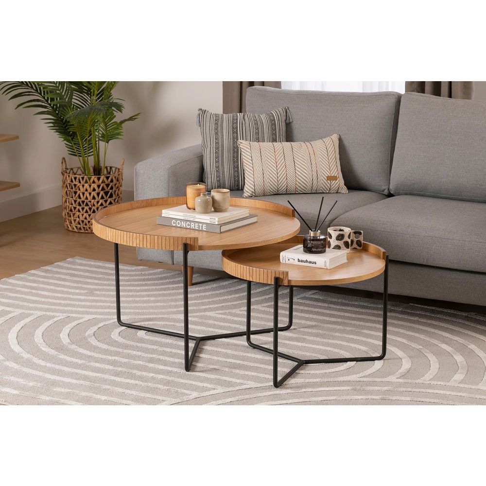 Nesting table Mandy - Prirodne boje (2 komada) slika 2