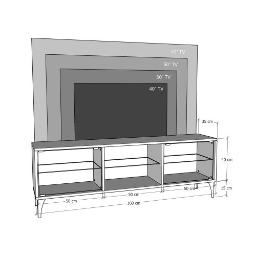 TV Komoda Tokyo White slika 11