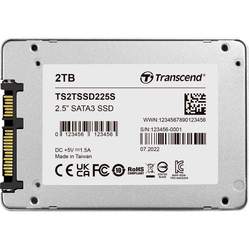 Transcend TS2TSSD225S 2TB, 2.5" SSD, SATA3, 3D TLC slika 4