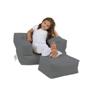 Atelier Del Sofa Vreća za sjedenje, Kids Single Seat Pouffe - Fume