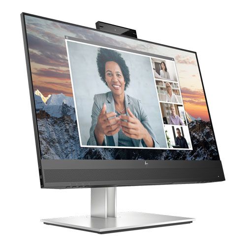 HP 40Z32AA 23.8'' Conferencing IPS AG FHD 1920x1080@75Hz, 16:9, 1000:1, 5ms, 300 cd/m², 178°/178°, 1 DP 1.2, 1 DP 1.2-out, 1 HDMI 1.4, 1 USB Type-C,  4 USB Type-A, 1 RJ-45, 2x5W, Height, Pivot, Swivel, Tilt, VESA 100, Black/Silver, 3yw, HP E24m G4 slika 2