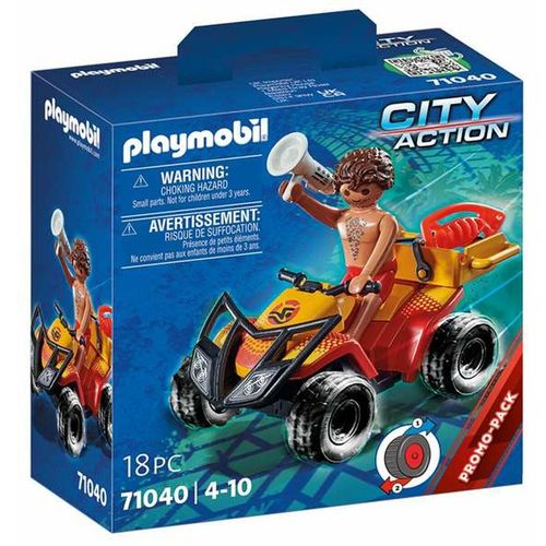 Playset Playmobil City Action Rescue Quad 18 Dijelovi 71040 slika 1