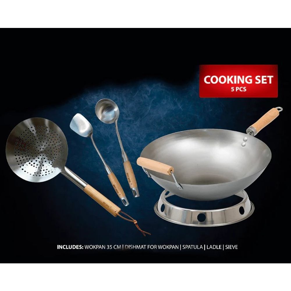 Kuhinjski wok set 5-dijelni, početni set slika 2