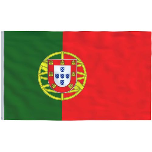 Portugalska zastava i jarbol 5,55 m aluminijski slika 4