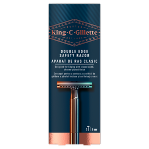 King C. Gillette Double Edge brijač + 5 dopuna