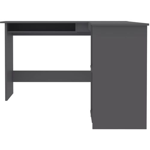 Kutni radni stol sivi 120 x 140 x 75 cm od iverice slika 17