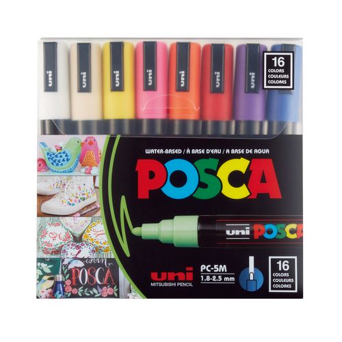 Uni pak marker Posca pc-5m 16/1  slika 1