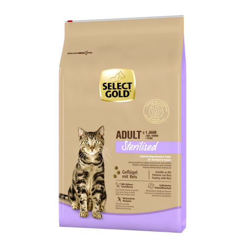 Select Gold Cat Adult Sterilised živina i pirinač 7 kg slika 1