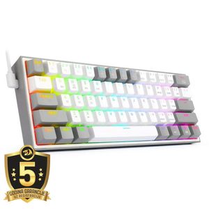 Redragon Fizz Pro White/Grey K616 RGB Wireless/Wired Mechanical Gaming Keyboard