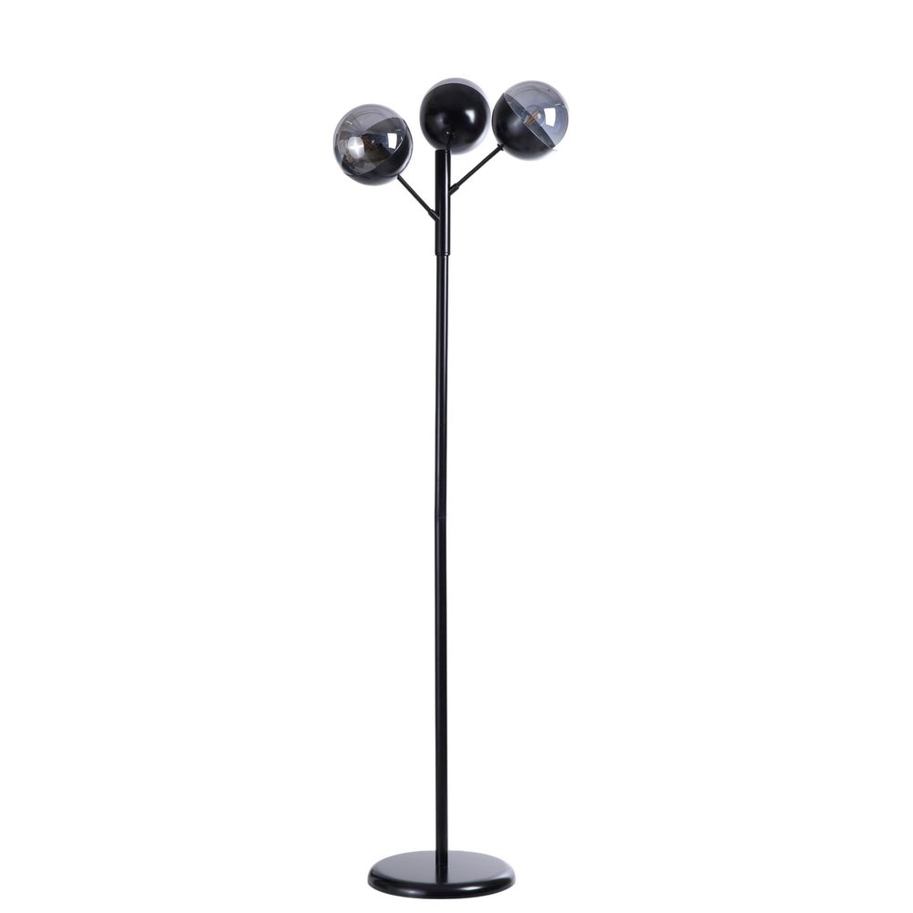 Opviq Podna lampa 302, siva, crna slika 2