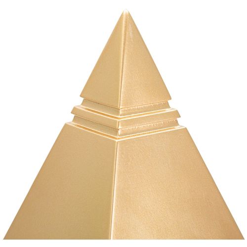 Mauro Ferretti piramida zlatna sa željezom cm 15x15x21 slika 2