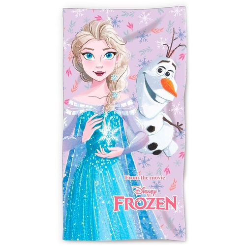 Disney Frozen Elsa & Olaf cotton beach towel slika 1