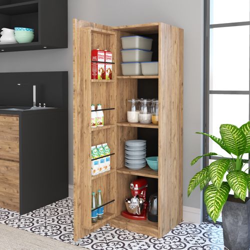 Beta Özay - Walnut Walnut Multi Purpose Cabinet slika 3