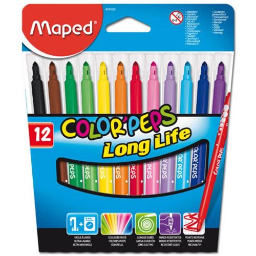 Flomasteri školski Maped Color'Peps Long life 12/1 MAP845020 slika 1