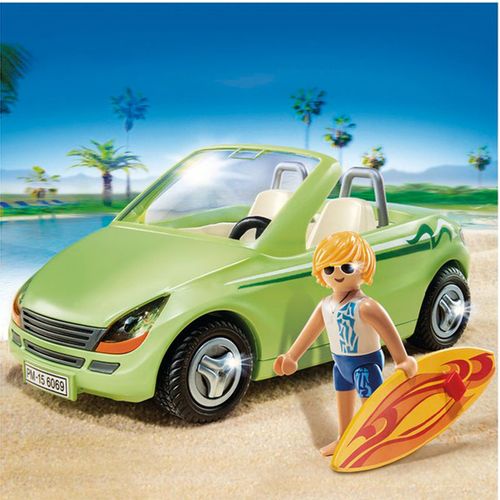 Playmobil Summer Fun Surfer with Convertible Playset slika 1