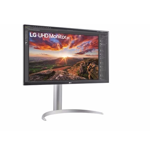 LG 27UP85NP-W Monitor 27" IPS 3840x2160 60Hz 5ms GtG HDMIx2 DP USB Freesync pivot visina srebrna slika 2