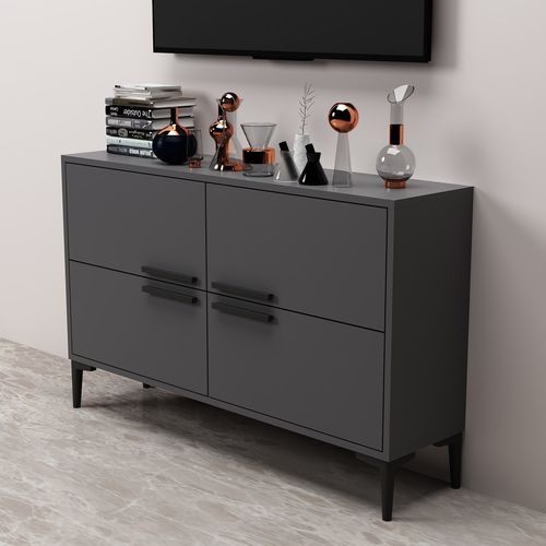 Ctn - Anthracite Anthracite TV Stand slika 3