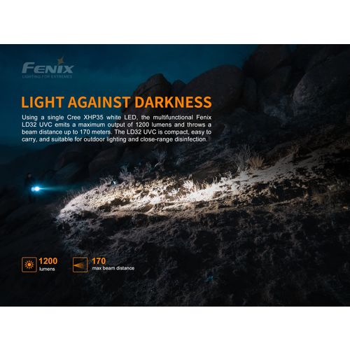 Fenix svjetiljka ručna LD32 UVC LED slika 14