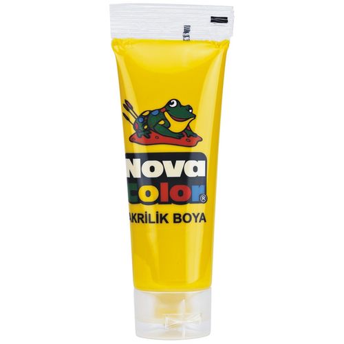 Nova Color Slikanje - Akrilne Boje 75g - Žuta - 540049 slika 1