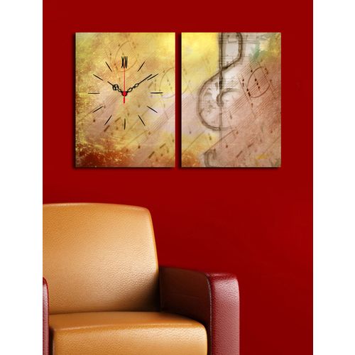 Wallity Zidni sat dekorativni na platnu (2 komada), 2P3040CS-134 slika 1