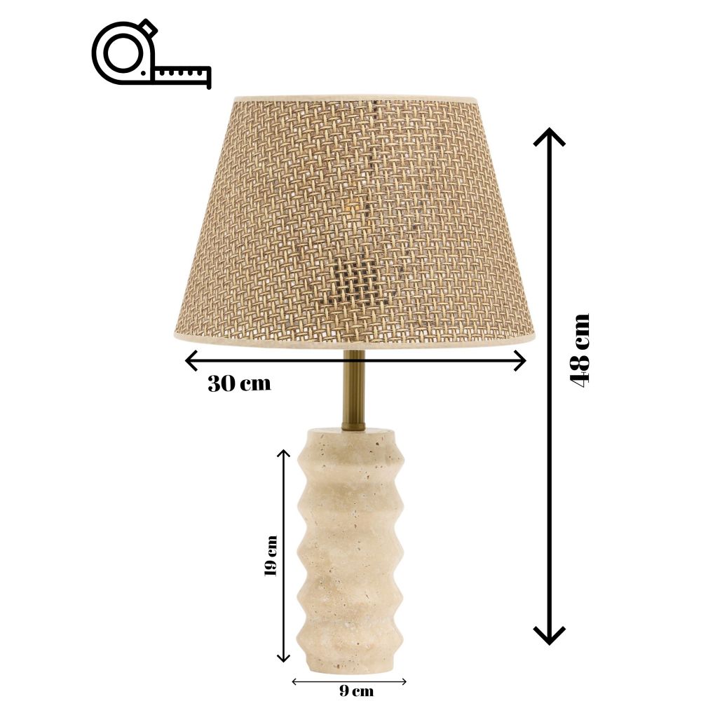 Lampa za sto Meya - smeđa boja slika 8