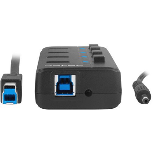 Natec NHU-1557 MANTIS 2, USB 3.0 Hub w/Power Supply, 4-Port, Cable 80 cm slika 4