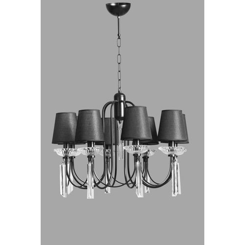 Kontes 8751-4 Black Chandelier slika 2