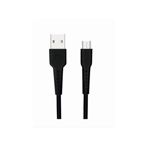 SWISSTEN kabel USB/microUSB, 2A,  1m, crni slika 1