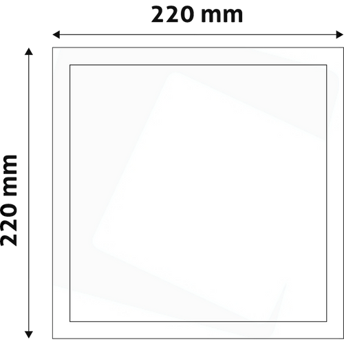 Avide Plafonjera LED, 18W, 1490 lm, 4000K, IP20 - ACSMNW-S-18W-ALU-SN slika 3