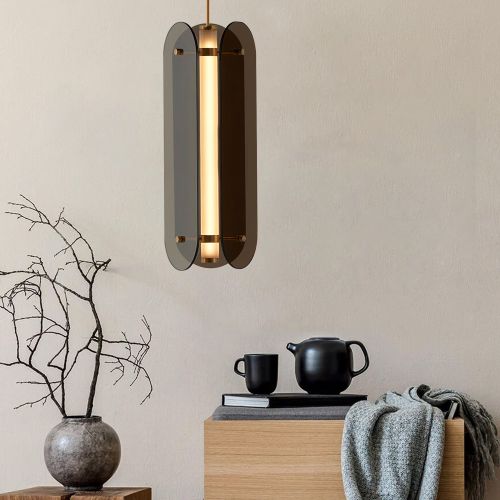 Lampa Viseća balck APP1676-CP Long slika 2