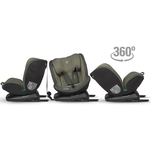 Coccolle® Autosjedalica Mydo iSize 360° 40-150cm Isofix, Moss Green slika 7