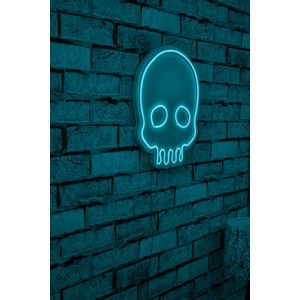 Wallity Ukrasna plastična LED rasvjeta, Skull - Blue