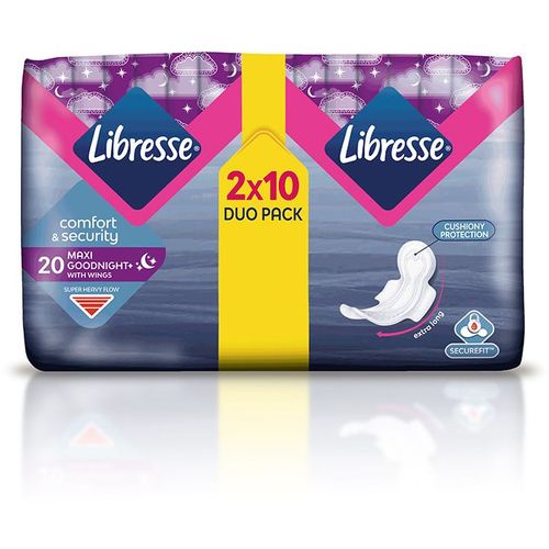 Libresse Maxi Goodnight DUO   ciklusni ulošci 20 kom           slika 1