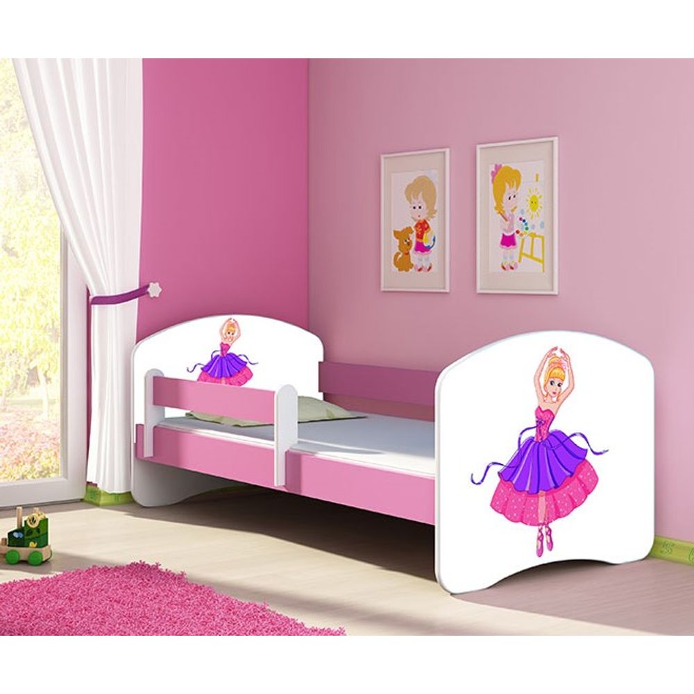 ACMA Dječiji krevet Acma II Pink - 180x80cm - Dezen 41 slika 1