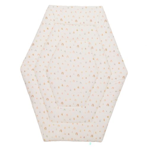 Fillikid podloga Jersey za vrtić Prag/Atena Hexagon, rainbow beige slika 1