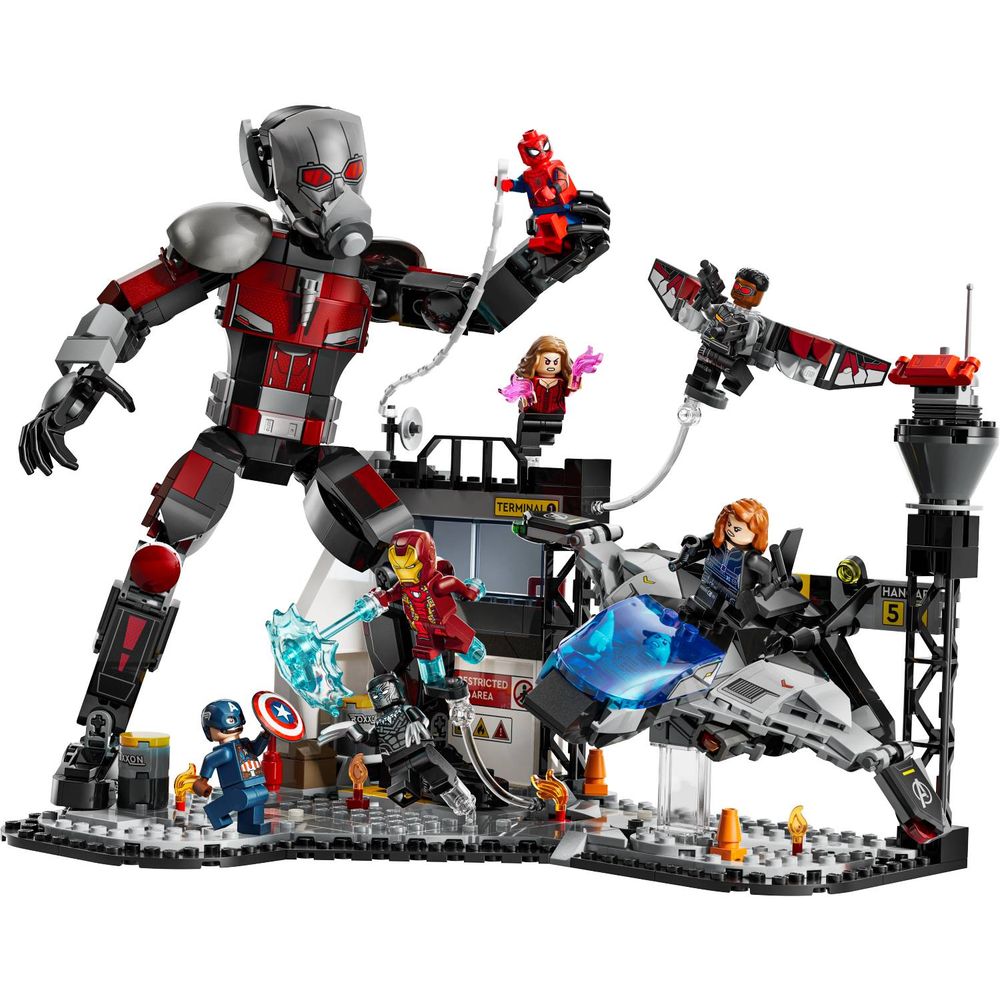 LEGO 76314 Bitka iz filma Kapetan Amerika: Građanski rat slika 2