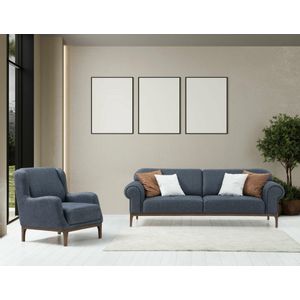 London Set - Anthracite Anthracite Sofa Set