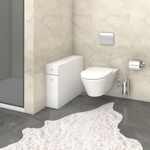 Smart - White White Bathroom Cabinet slika 2