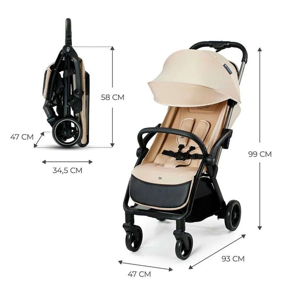 Kinderkraft Kolica Apino, Dune Beige slika 3