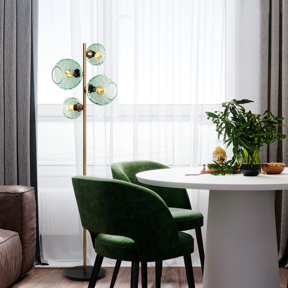 Podna Lampa Benek 20-15-14525 - boje: mint zlatna slika 1