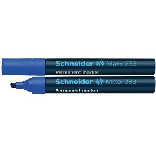 Flomaster Schneider, permanent marker, Maxx 233, 1-5 mm, plavi slika 2