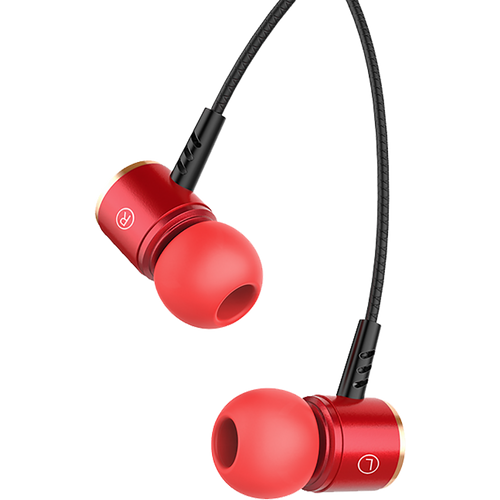 hoco. Slušalice sa mikrofonom, 3.5 mm,dužina kabela 1.2 met,crvena - M42 Ice rhyme MIC, RD slika 9