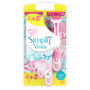 Gilette Venus ženski jednokratni brijači Simply 3 4+2 kom