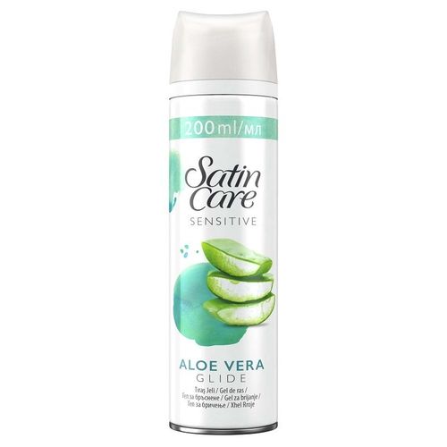 Gillette Venus Satin Care Sensitive Aloe Vera gel za brijanje 200ml slika 1