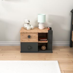 Valerin Atlantic Pine
Anthracite Nightstand