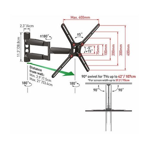 BARKAN BM343LP LCD TV zidni nosač do 65" slika 2