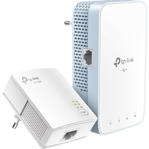 AV1000 Gigabit Powerline ac Wi-Fi Kit, Dual band 802.11ac Wi-Fi - AC750 dual band Wi-Fi (433Mbps on 5GHz &amp; 300Mbps on 2.4GHz)(TL-WPA7517 &amp; TL-PA7017) slika 1