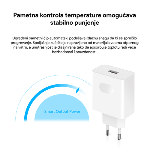 Kucni punjac Honor Super Charge 22.5W sa kablom beli slika 2